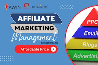 manage your affiliate program at awin, shareasale, cj, impact, rakuten, etc