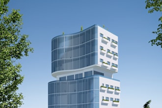 design and render 3d architectural exterior and interior