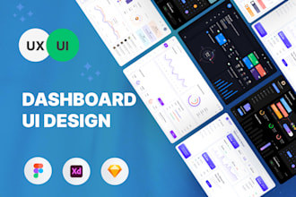 do complete uxui design, web apps and dashboards in figma