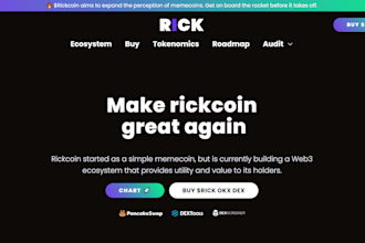 meme coin website crypto token website  pepe website  crypto landing page
