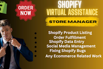 virtual assistance for shopify store shopify sales manager