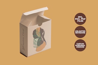 design custum box packaging for your cards