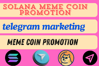 telegram promotion, memecoin website promotion to reach 500k crypto investors