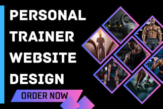 design personal trainer website fitness trainer coach yoga life coaching website