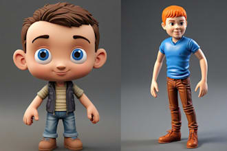 model to print 3d toy marvel doll funkopop toy avatar  articulated action figure