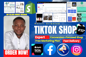 setup tiktok shop, fb shopify integration, fb, ig tiktok ads campaign, google ad