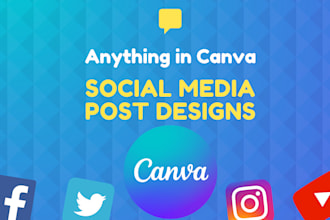 design canva templates, instagram post or anything in canva