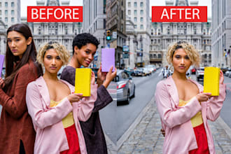 professionally remove unwanted objects or people from your photos