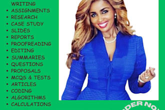 write essays on administration, grants, proposals, insurance n business projects