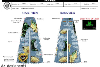 design fashion apparel clothing tech pack