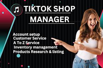 set up tiktok seller account, manage tiktok shop, uk USA market