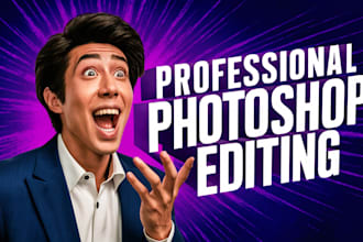 do professional photoshop editing, photo manipulation, product image