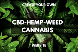 create cannabis, marijuana, cbd, hemp, vape, cigar, tobacco, medical website