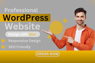 be your divi expert for divi wordpress website using divi theme or divi builder