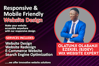 build wix website design, wix website redesign, wix ecommerce website