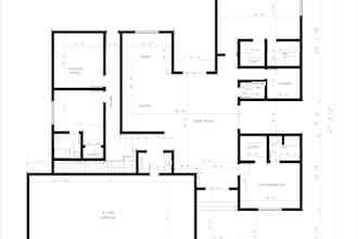 draft professional architectural plans and elevations
