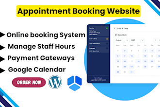 install amelia booking plugin and create an appointment booking website