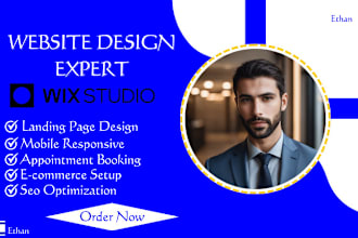 build wix studio website,wix website design and redesign wix