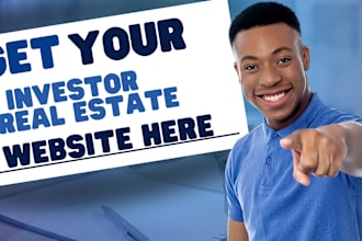 create a highly converting real estate investor website on carrot