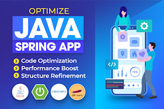 professionally optimize refactor your java spring app