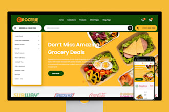 design food beverages shopify store grocery store cottage store wine website