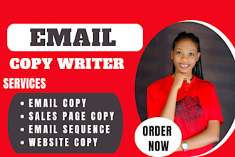 write high converting seo website content, email copywriting, sales copywriting