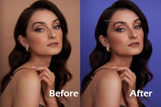 professionally retouch beauty fashion lifestyle photo