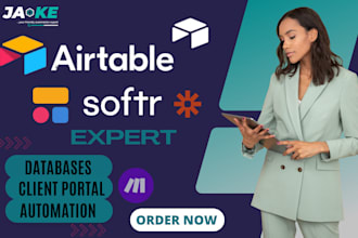 be your airtable expert, automate with make com, provide airtable consultation