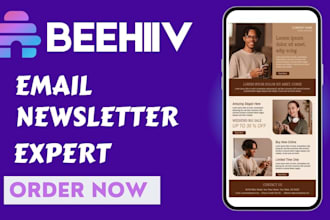 setup beehiiv newsletter beehive landing page, beehiiv ai newsletter design