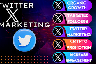 x marketing for organic twitter growth to 100x crypto trade volume