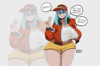 draw a digital art for you nsfw or sfw