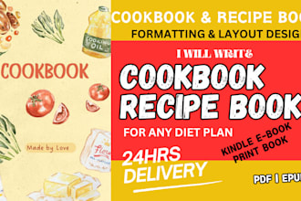 format and design a stunning cookbook for all your meals, from brunch to dinner