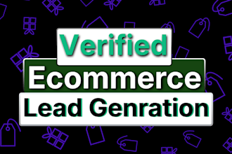 provide verified ecommerce leads and amazon seller leads