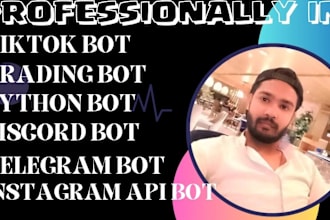 develop automation bot, telegram forward bot, twitter api bot, youtube api bot