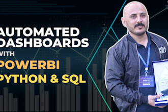 build automated powerbi dashboards using python and sql