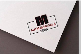 design awesome masala soda and business logo