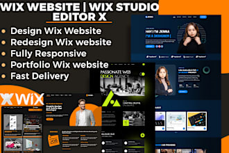 create wix website design, wix portfolio website redesign wix website wix studio