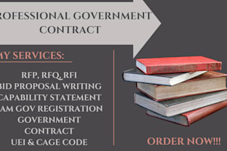 write and win government contract bd rfq rfk grant cage code