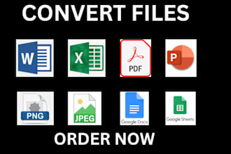 convert pdf to word, excel, google sheets, docs, jpeg, png, csv