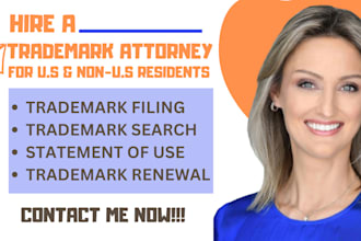 be your US licensed trademark attorney for trademark filing search, amazon brand