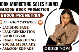 amazon kdp ads book promotion book marketing ebook marketing sales funnel