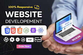 build custom full stack website for your ai saas business