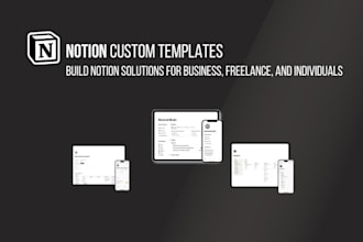 do custom notion template notion consultation notion training virtual assistance