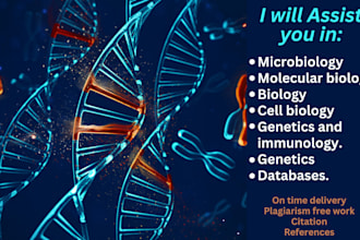 do bioinformatics analysis and micro biology research