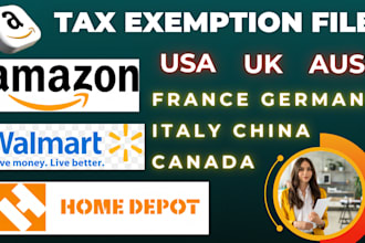 amazon walmart home depot tax exemption sales tax buyer accounts