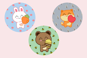 create a cute cartoon animal character