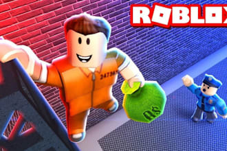 build open world roblox game,gui,map,roblox scriping,roblox system,weapon,obby
