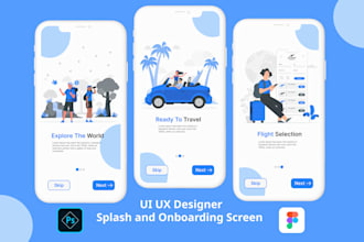 create stunning user friendly mobile app UI UX design in figma and adobe xd