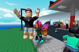 develop roblox game,3d roblox mode,scripting,gui,obby,map,ai zombie,sport,lua