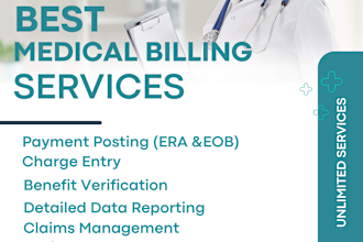 do medical billing, payment posting, and charge entry for healthcare providers